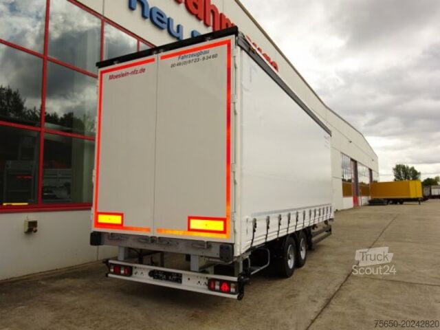 Открытый прицеп с тентом Möslein TPW 105 D Schwebheim  Tandem- Planenanhänger Durchladen