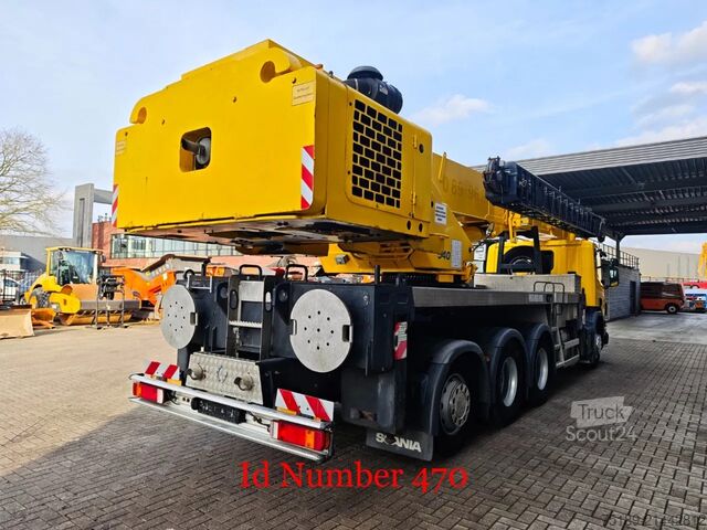 Camion-grue Scania P400 8x4 Tridem Grove TMC 540 Jip!