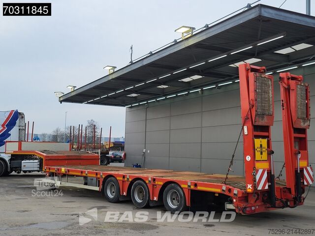 Low loader Kässbohrer LB3E Extendable Lift Axle Steering Axle Ramps A...