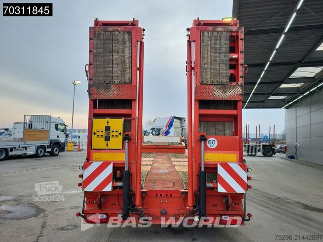 Low loader Kässbohrer LB3E Extendable Lift Axle Steering Axle Ramps A...