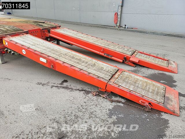 Low loader Kässbohrer LB3E Extendable Lift Axle Steering Axle Ramps A...