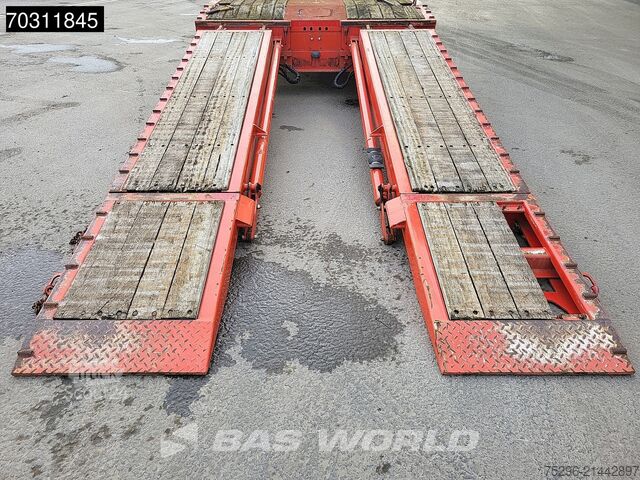 Low loader Kässbohrer LB3E Extendable Lift Axle Steering Axle Ramps A...