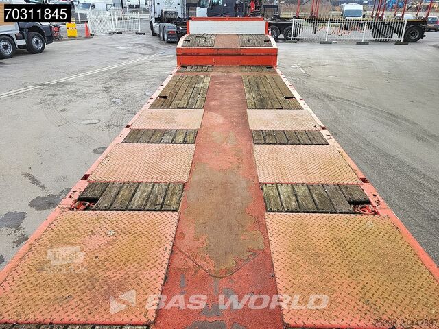 Low loader Kässbohrer LB3E Extendable Lift Axle Steering Axle Ramps A...