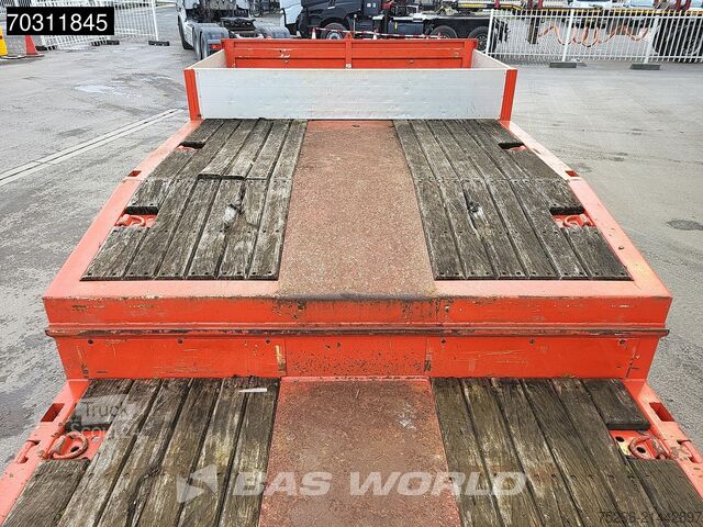 Low loader Kässbohrer LB3E Extendable Lift Axle Steering Axle Ramps A...
