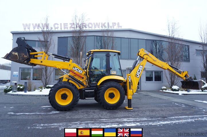 Rétrochargeuse JCB 4CX PRO / 350 MTH!!! / 2023 / joysticks