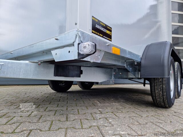 Caisse fermée (ou tôlé) Saris GFK Koffer grau glatte Wände GO 306