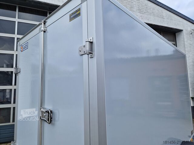 Caisse fermée (ou tôlé) Saris GFK Koffer grau glatte Wände GO 306