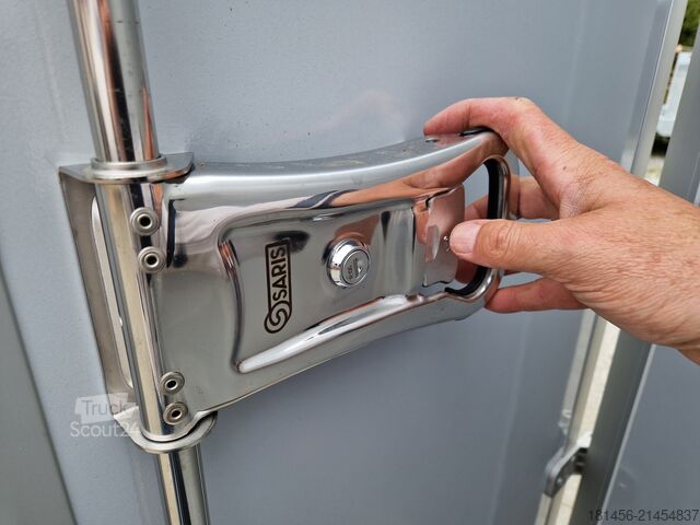 Caisse fermée (ou tôlé) Saris GFK Koffer grau glatte Wände GO 306