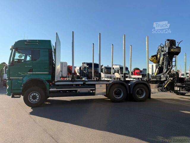 Transporteur de bois MAN TGS 33.510 6x4 BL Kurzholz 3 Monate in Gebrauch...