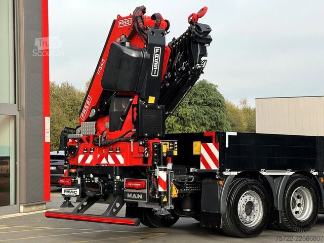 Camion-grue MAN TGX 26.540 6x2-4 LL Containerpritsche Fassi 545