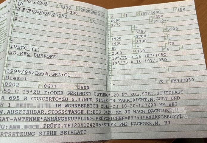 Capucine Iveco Wohnmobil Concord