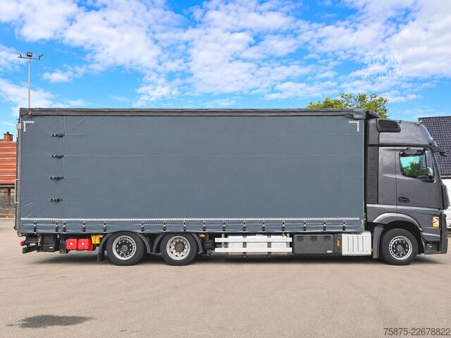 Valníkový nákladní automobil s plachtou MERCEDES-BENZ Actros MP5 2643 6x2*4 *Plane 8,55m*3 to LBW*TOP