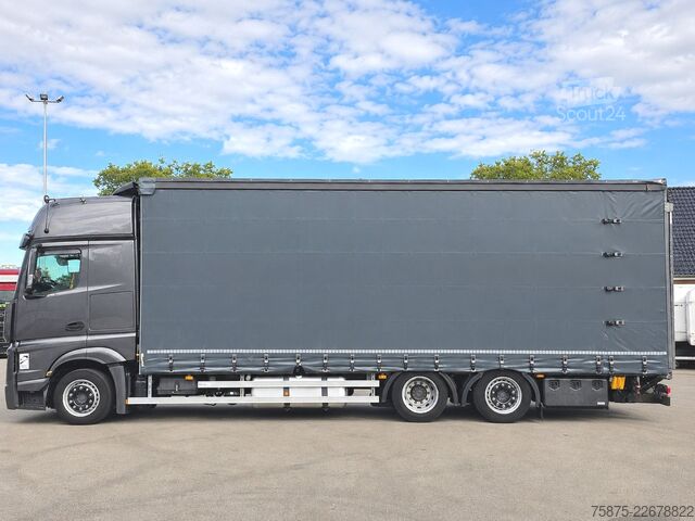 Valníkový nákladní automobil s plachtou MERCEDES-BENZ Actros MP5 2643 6x2*4 *Plane 8,55m*3 to LBW*TOP