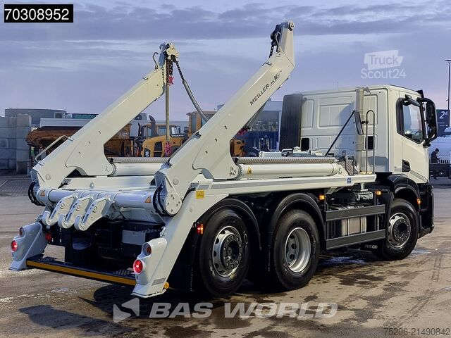 Containertransport (portaalarmsysteem) Iveco X-Way 420 X-Way 6X2 NEW! Meiller AK16MT skiploa...