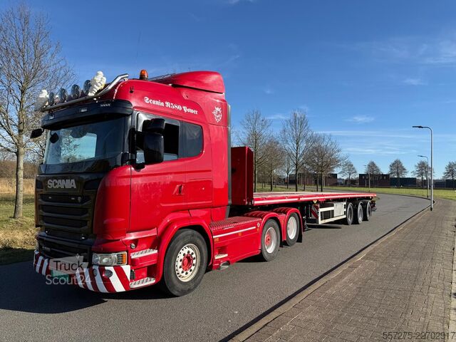 Platformas piekabe Broshuis 3AOU Flatbed 3x Extendable