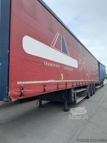 Brandalı açık yarı römork Kögel SN24