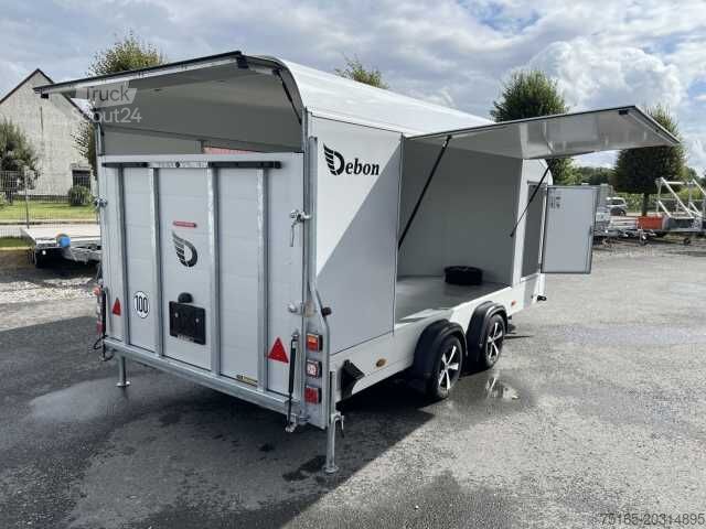 Autonkuljetustraileri Cheval Liberte Debon C1000 Roadster ALF Autotransporter geschlossen