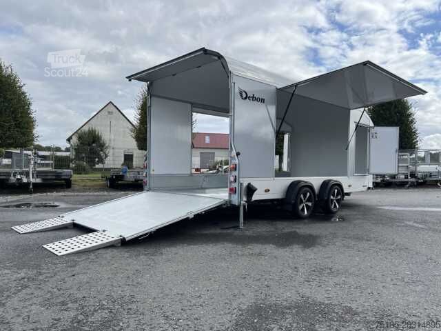 Autonkuljetustraileri Cheval Liberte Debon C1000 Roadster ALF Autotransporter geschlossen