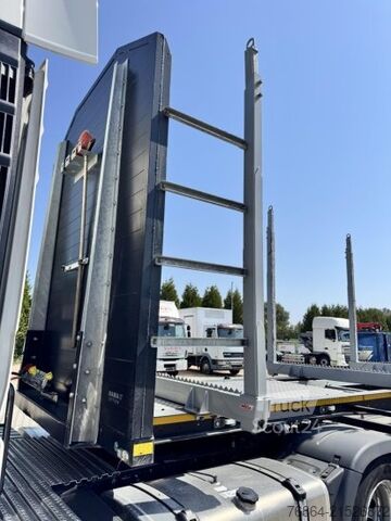 Лесовозный полуприцеп MEGA TIMBER LONG HOLZAUFLIEGER 6 RUNGENPAARE