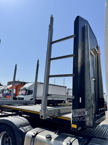 Лесовозный полуприцеп MEGA TIMBER LONG HOLZAUFLIEGER 6 RUNGENPAARE