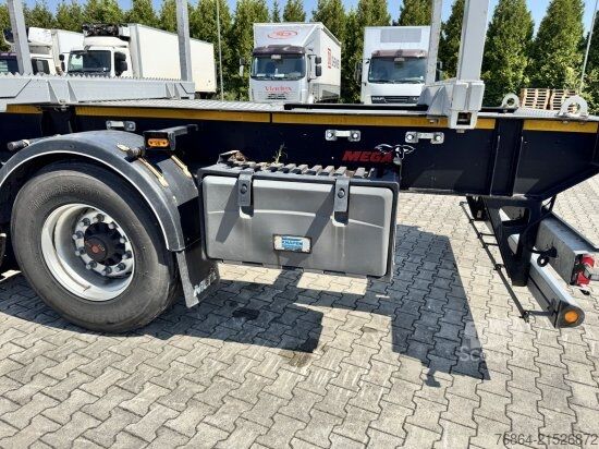 Лесовозный полуприцеп MEGA TIMBER LONG HOLZAUFLIEGER 6 RUNGENPAARE