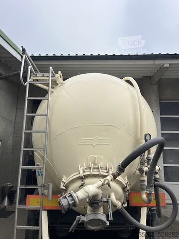Silo trailer Fahrzeugwerke Rohr Kippsilo für trockene Nahrungsmittel
