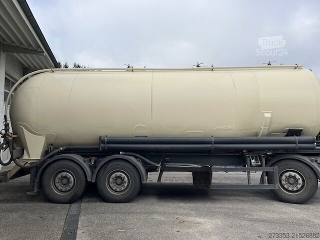 Silo trailer Fahrzeugwerke Rohr Kippsilo für trockene Nahrungsmittel