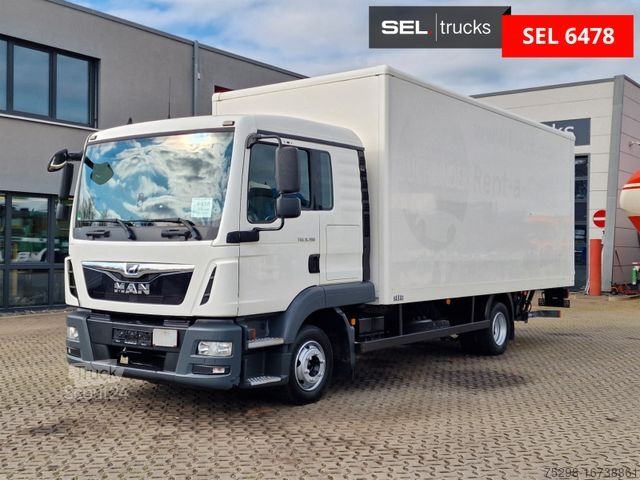 Furgons ar kasti MAN TGL 8.190 4x2 BL / Bett