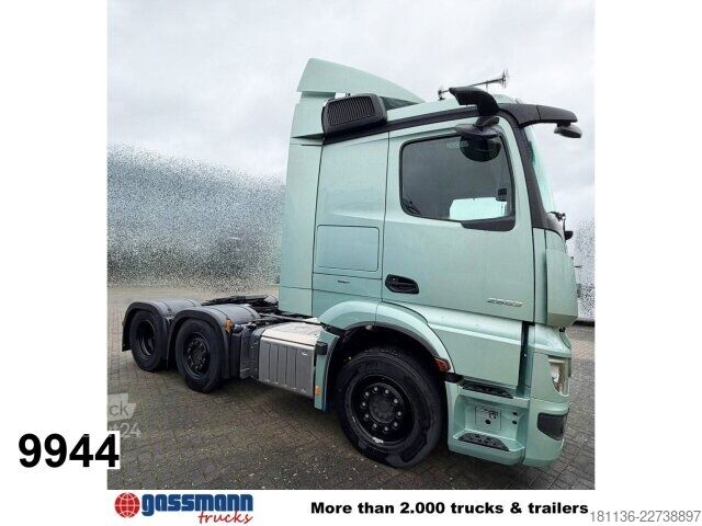 Standaard trekker Mercedes-Benz Actros 2553 LS 6x2-4, Kli-Ret-Standhzg