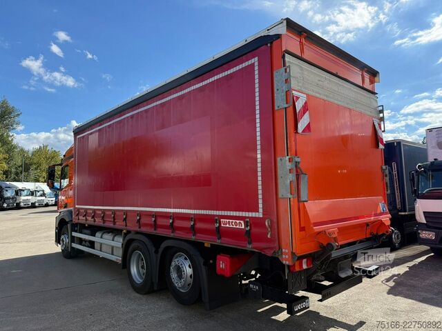LKW mit Pritsche (offen) MERCEDES-BENZ ACTROS 2545 L Pritsche/Plane LBW 2 T*SCHIEBE*ADR