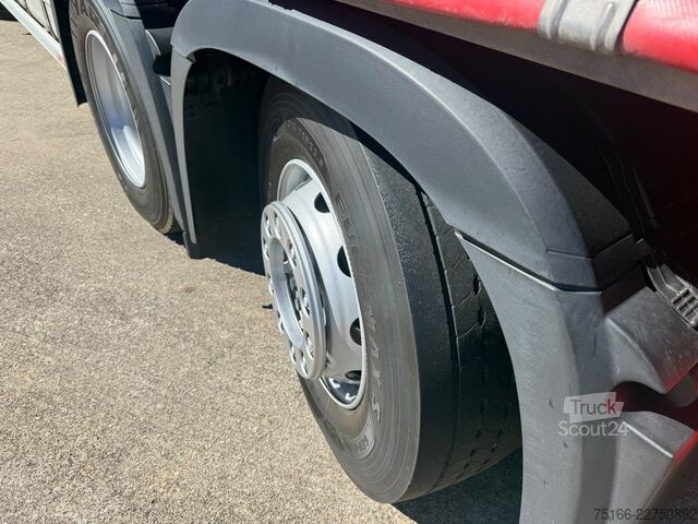 LKW mit Pritsche (offen) MERCEDES-BENZ ACTROS 2545 L Pritsche/Plane LBW 2 T*SCHIEBE*ADR