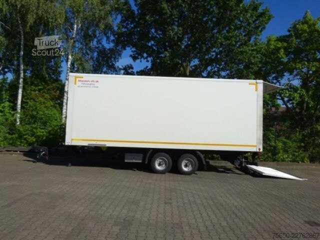 Koffer aanhanger Möslein TKO 105 Schwebheim  Tandemkoffer, Ladebordwand + Durchladbar
