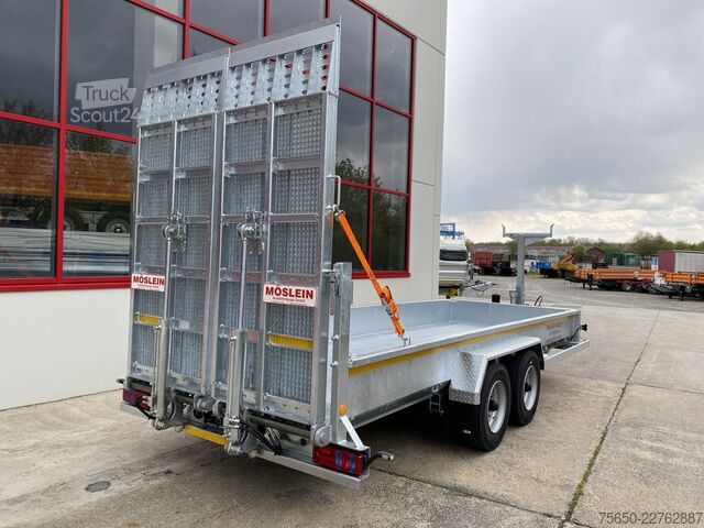 Нископроходен ремарке Möslein TT 11-E6x2 hydr. Rampen  Tieflader für Fräsen breiten hydraulischen Rampen, Neu