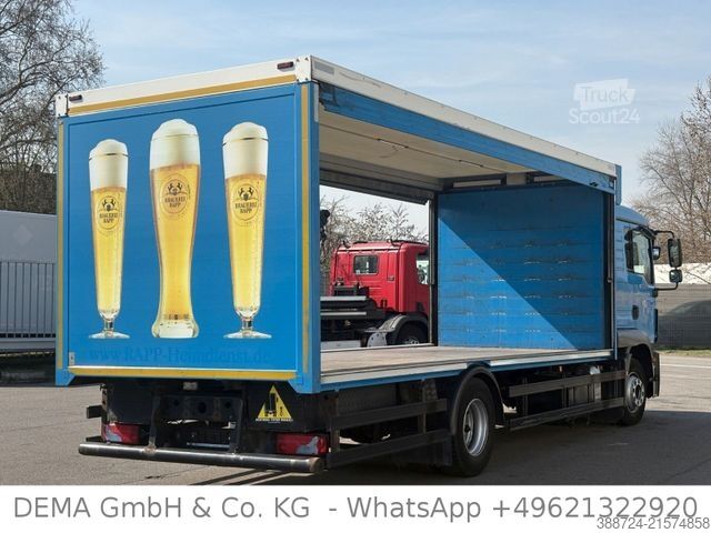 Camión de bebidas MAN TGM 15.250*elektrische Rollplane*E6b*Klima*TÜV*