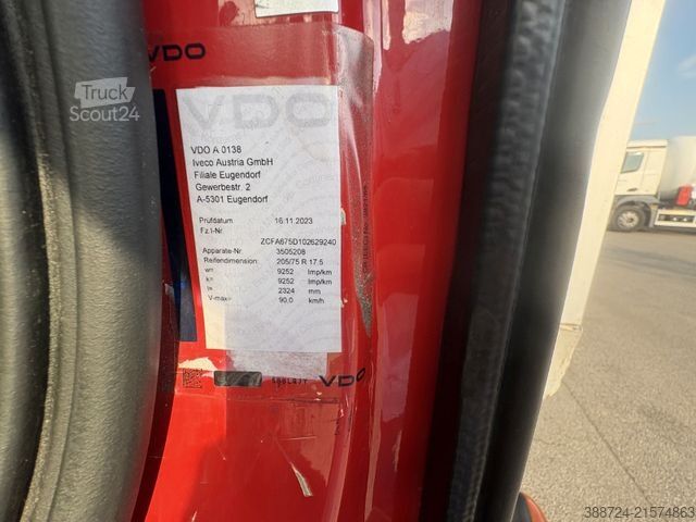 Furgão frigorífico IVECO Eurocargo75E190*Automatik*Carrier*LBW*Klima*4,15