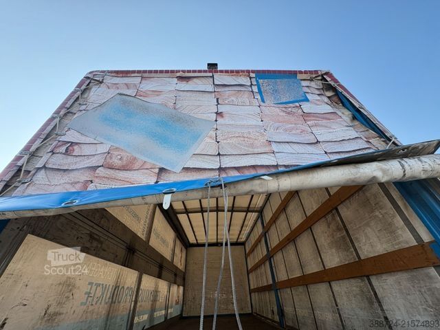 Camion plateau avec bâche MERCEDES-BENZ Antos2536*E6c*Schwenkwand*Lenk+Lift*Klima*TÜV*