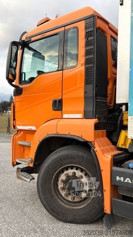 Çöp kamyonu MAN TGS 26.480 6X2 EEV MÜLLWAGEN BLATT LUFT LIFT GEL