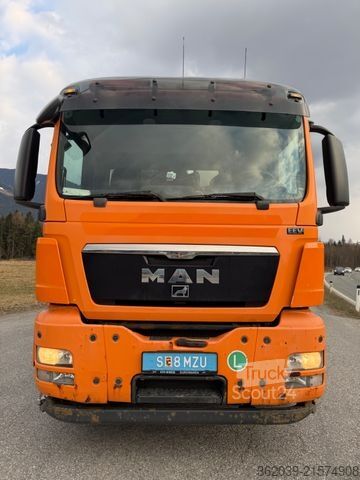 Çöp kamyonu MAN TGS 26.480 6X2 EEV MÜLLWAGEN BLATT LUFT LIFT GEL