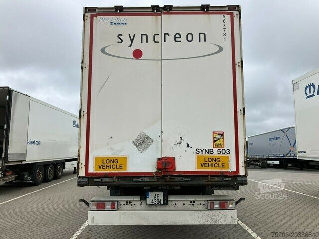 Dėžinė puspriekabė Krone Dry Liner SDK 27 eLB41-ST