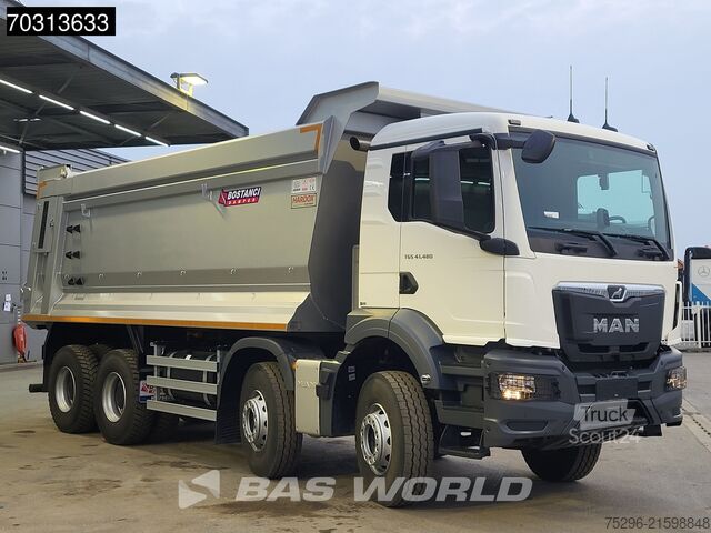 Ribaltabile MAN TGS 41.480 8X4 NEW! 26m3 Tipper Full Steel susp...