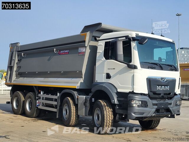 Ribaltabile MAN TGS 41.480 8X4 NEW! 26m3 Tipper Full Steel Big-...