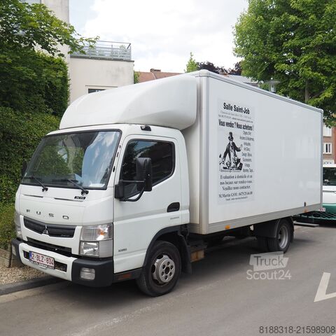 Van with tarpaulin body Mitsubishi Fuso Canter