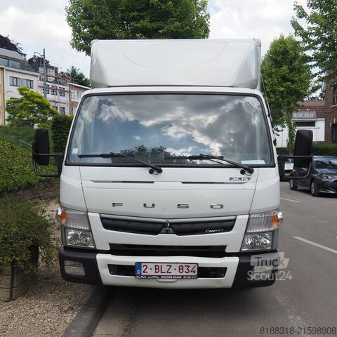 Van with tarpaulin body Mitsubishi Fuso Canter
