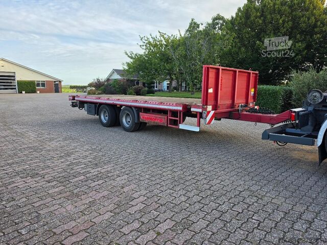 Surbaissé Nooteboom FELLECHNER MP22-S18 container aanhanger, met ro...