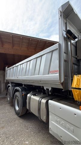 Damperli kamyon MAN TGS 28.510 4X4 BLATT LUFT LIFT HINTEN GELENKT