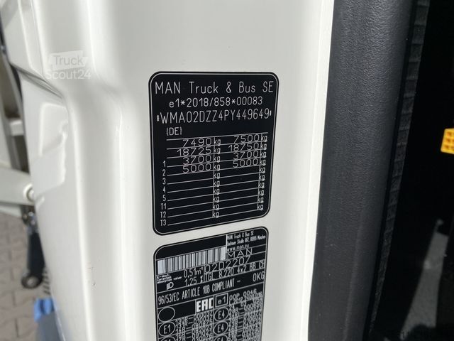 Tipper van MAN TGL 8.220 BB| erst 9TKM!*MEILLER*2x AHK*3x Sitze