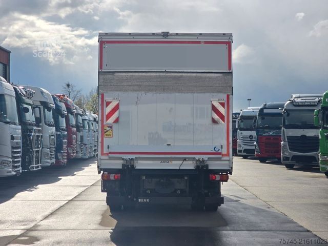 Flatbed truck with tarp MERCEDES-BENZ ATEGO 1427 * ACC * KLIMA * BÄR 1.5T LBW * REMOTE