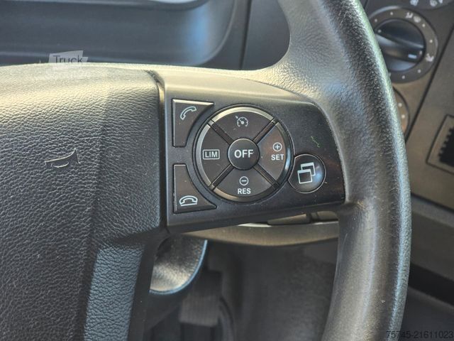 Flatbed truck with tarp MERCEDES-BENZ ATEGO 1427 * ACC * KLIMA * BÄR 1.5T LBW * REMOTE