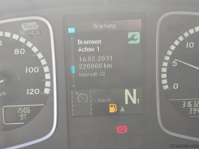 Flatbed truck with tarp MERCEDES-BENZ ATEGO 1427 * ACC * KLIMA * BÄR 1.5T LBW * REMOTE