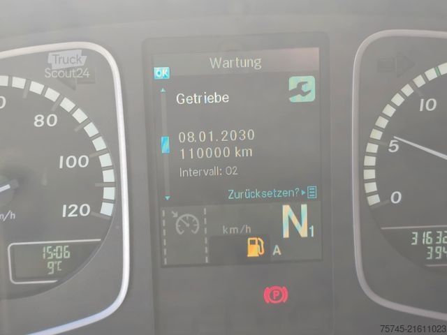 Flatbed truck with tarp MERCEDES-BENZ ATEGO 1427 * ACC * KLIMA * BÄR 1.5T LBW * REMOTE